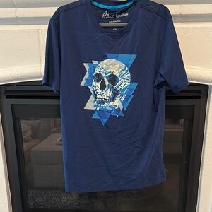Robert Graham Blue Short Sleeve Graphic Tee